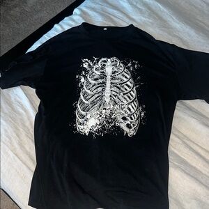 Black Graphic Men's Shirt